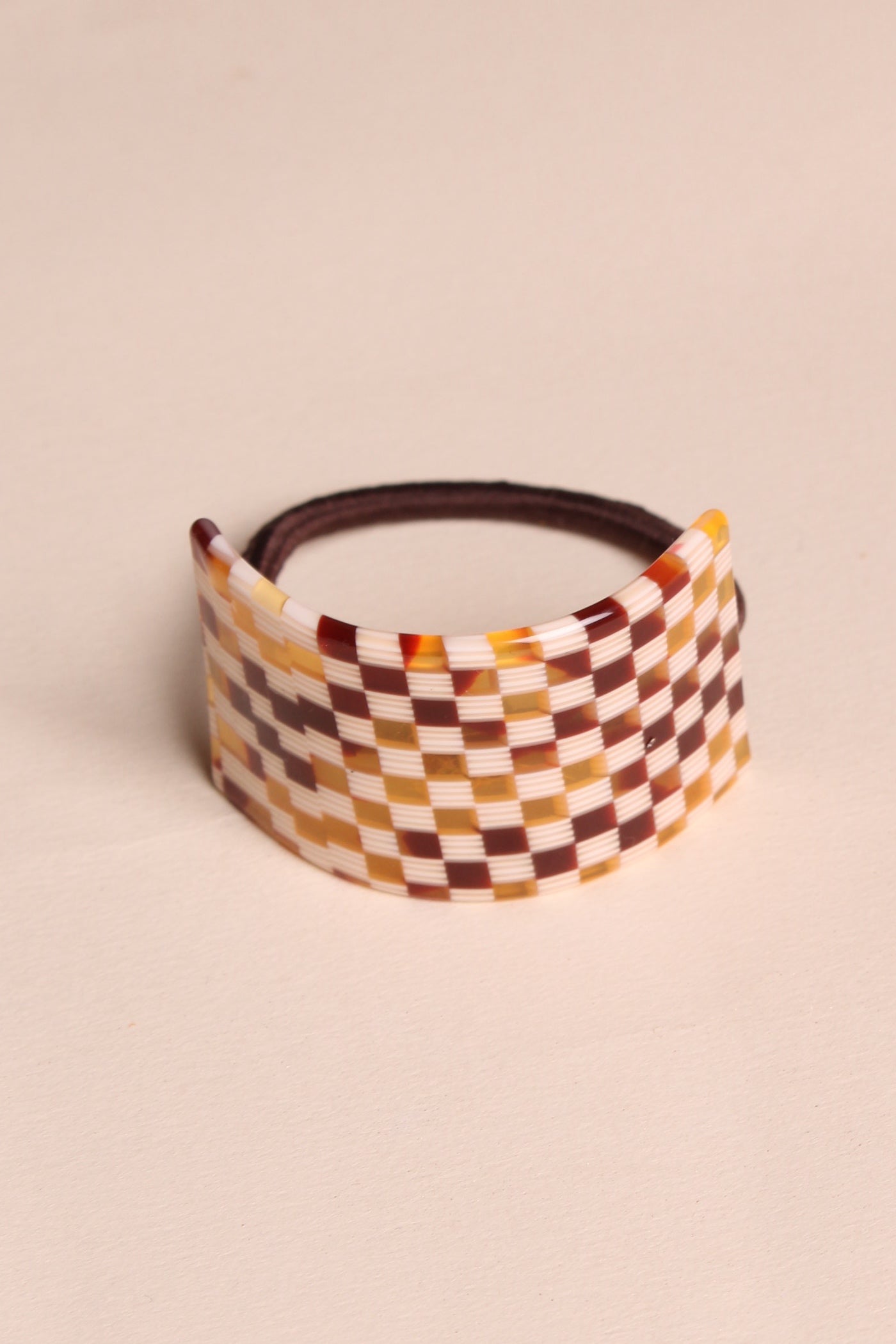 Elastique Acetate - Damier