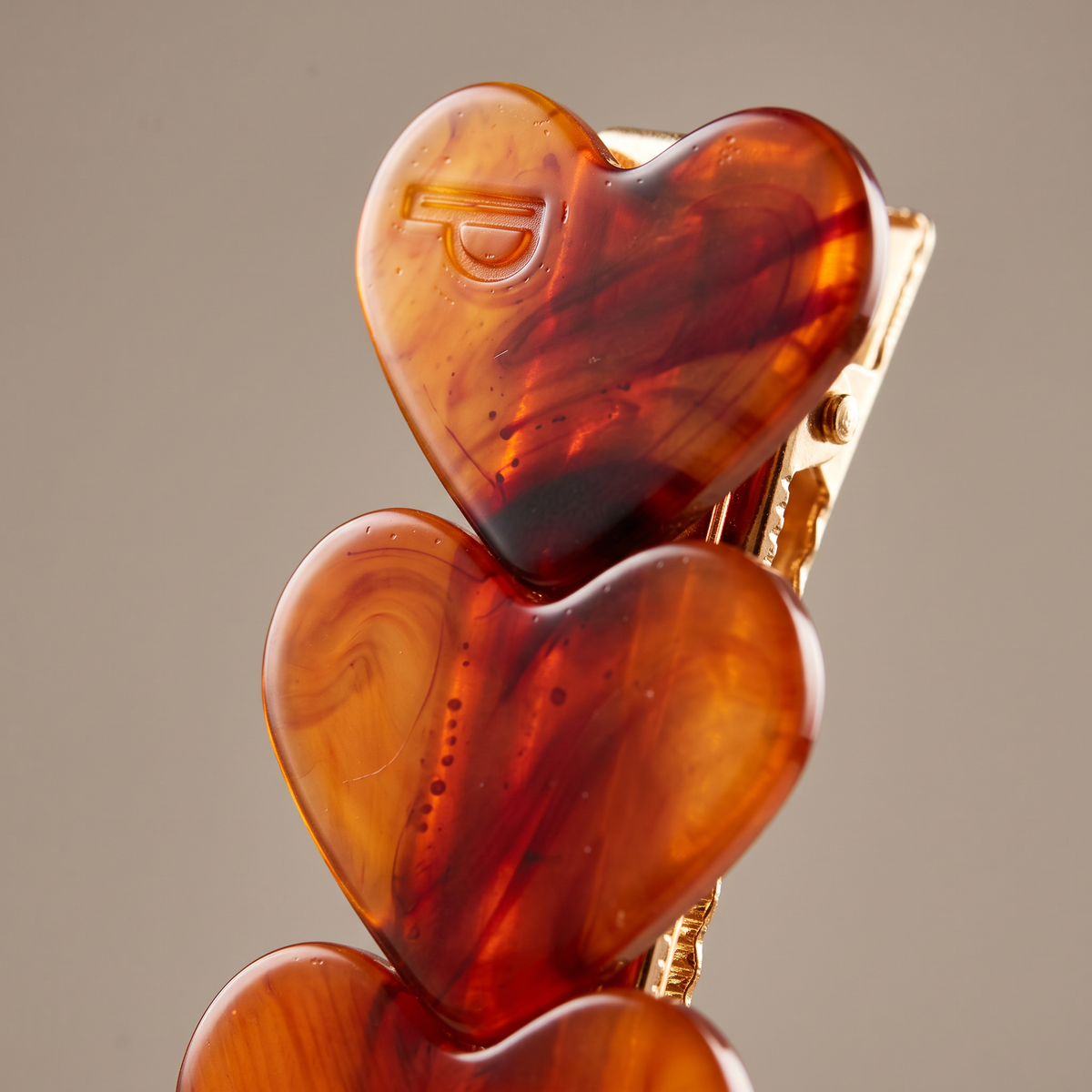 Heart Clip - Rouge Délicat