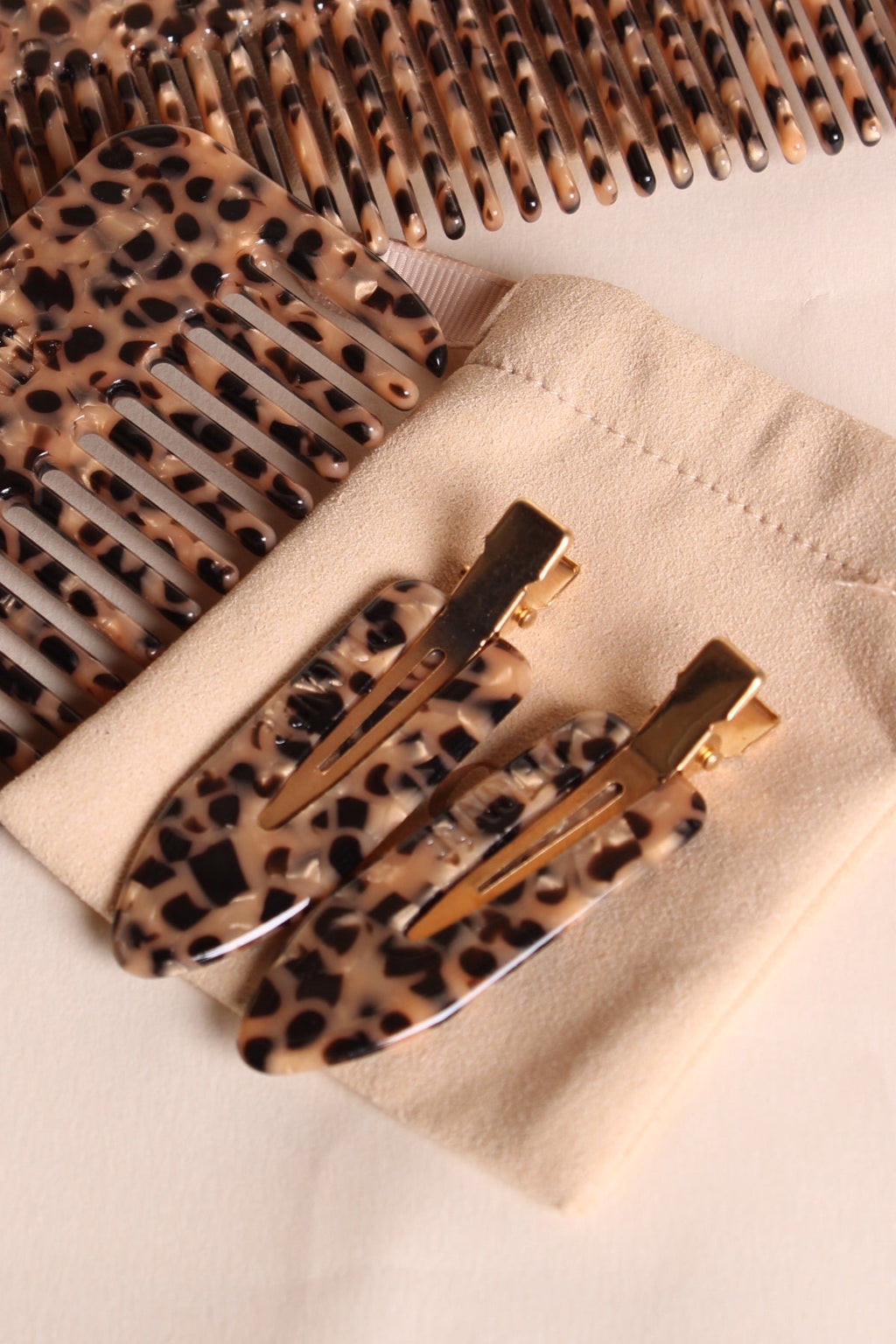 Barrettes - Léopard
