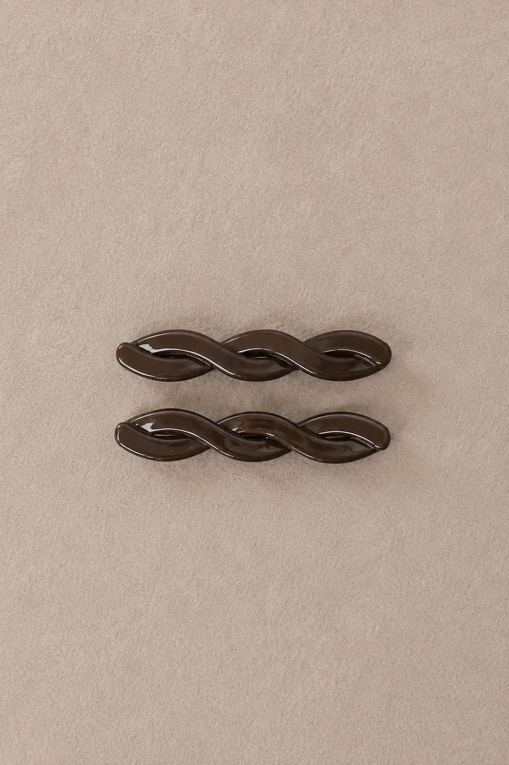 Barrettes Tresse - Dark Roast