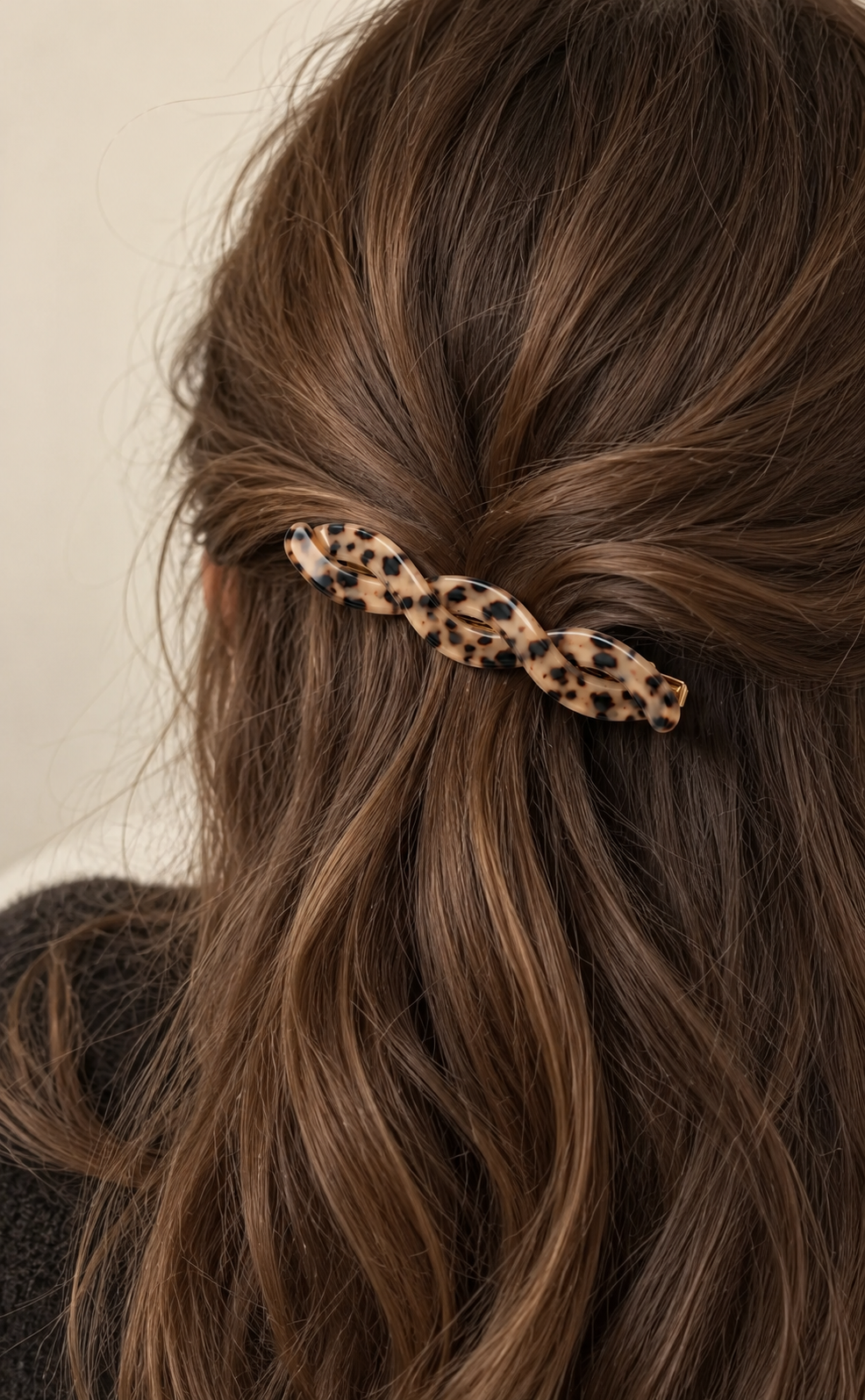 Barrettes Tresse - Léopard