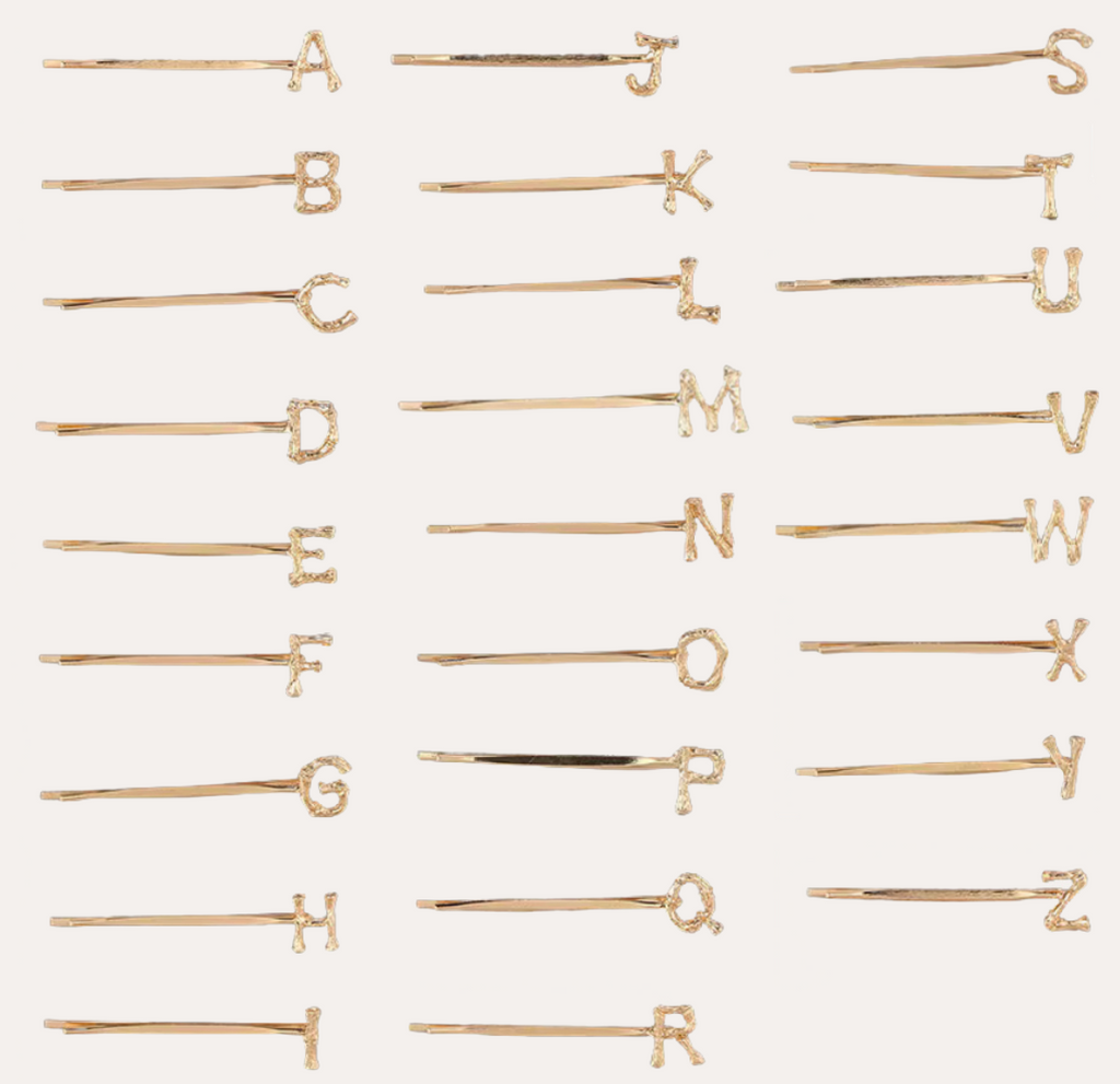 Barrette Alphabet