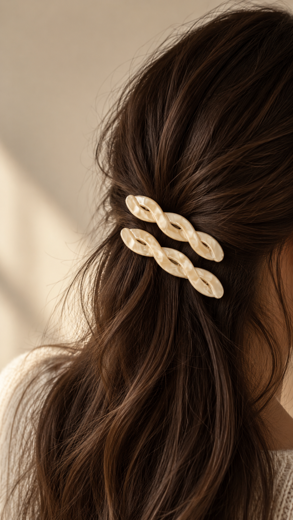 Barrettes Tresse - Popcorn