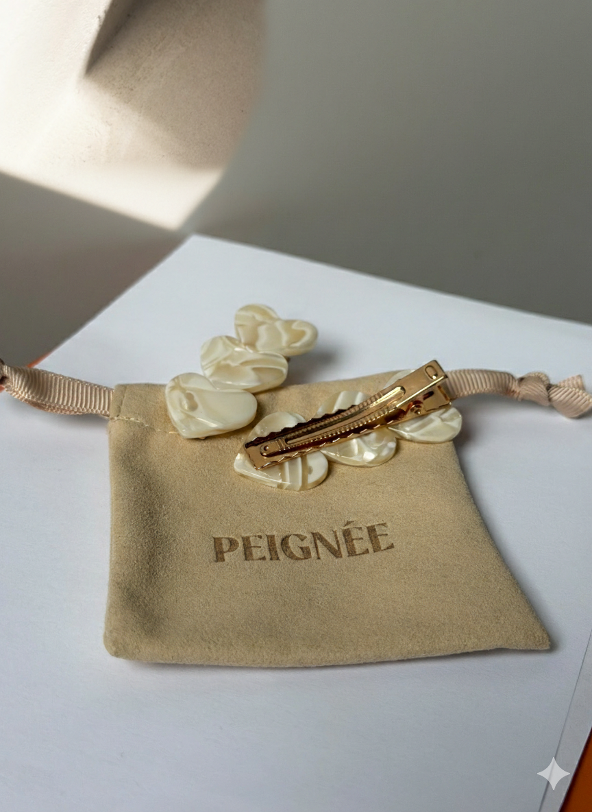 Heart Clip - Popcorn