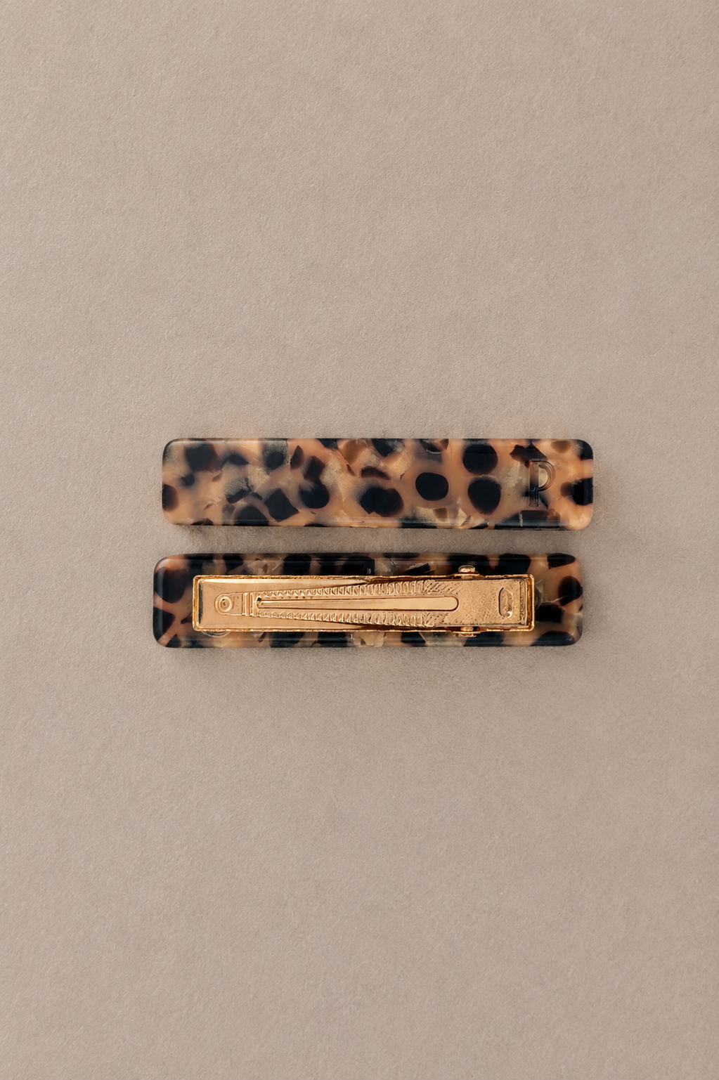 Barrettes Droite - Léopard