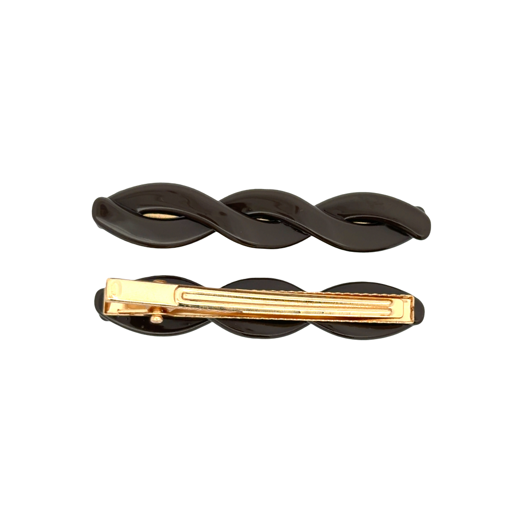 Barrettes Tresse - Dark Roast