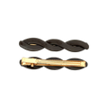 Barrettes Tresse - Dark Roast