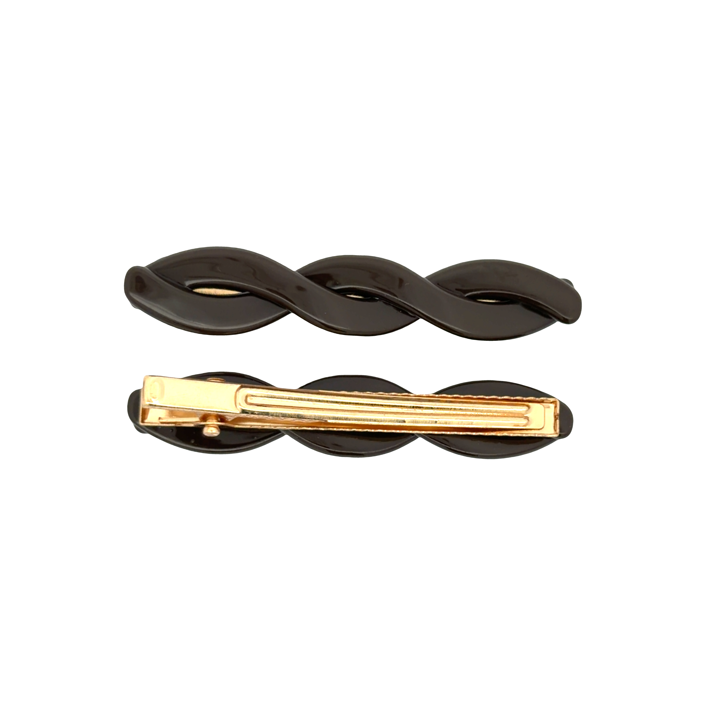 Barrettes Tresse - Dark Roast