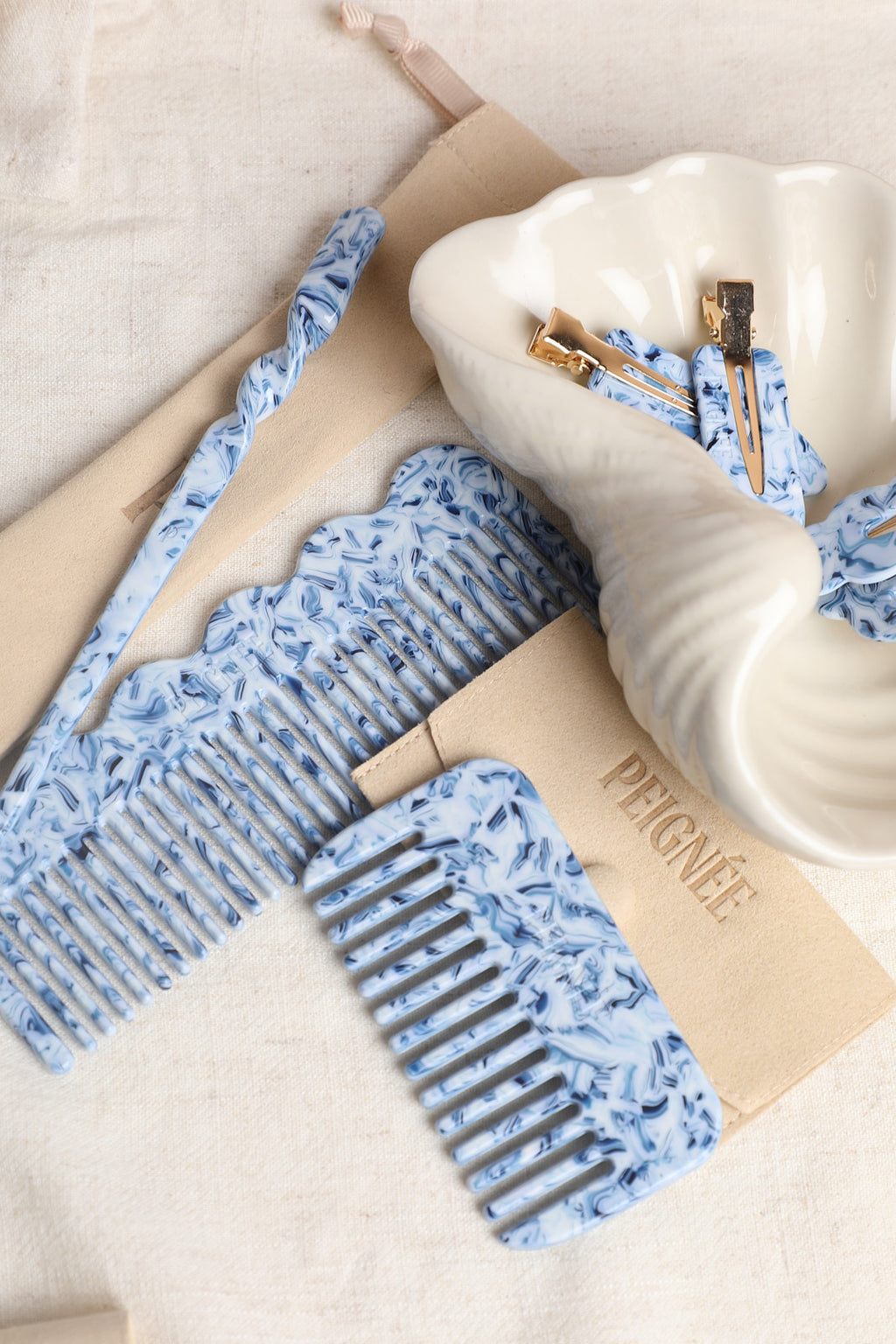 Peigne Voyage - Blue Mirage