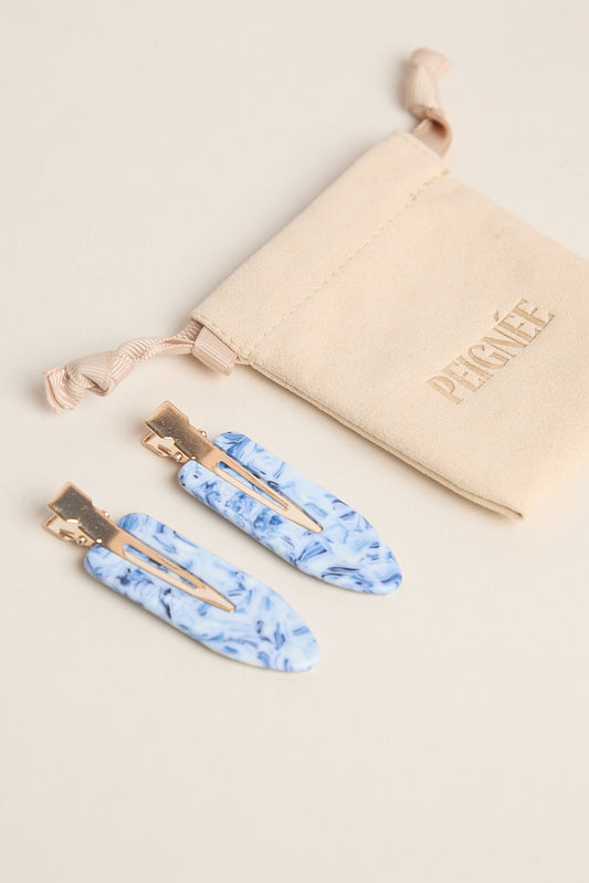 Barrettes - Blue Mirage