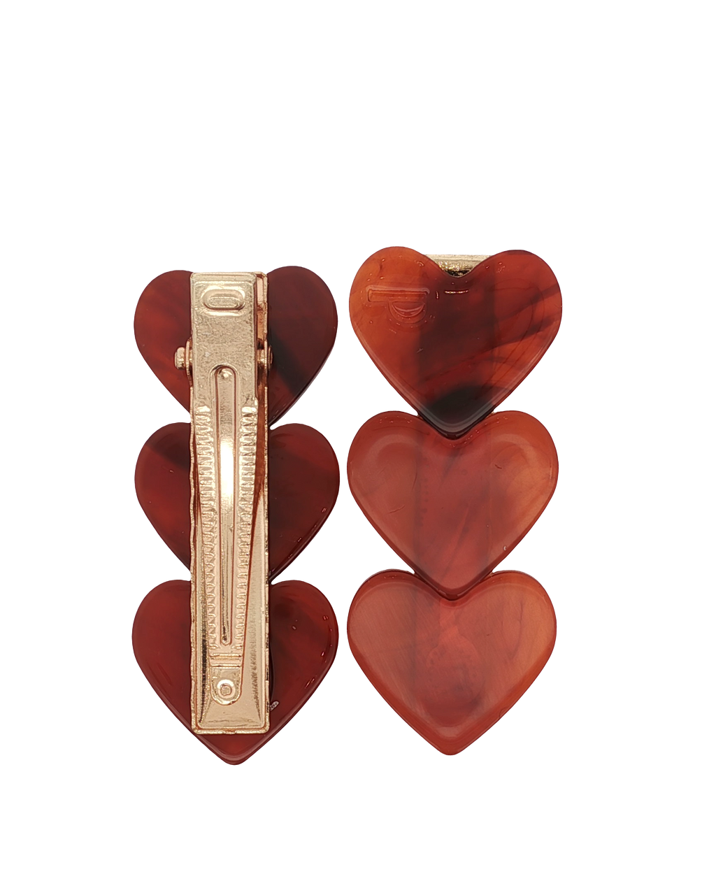 Heart Clip - Rouge Délicat