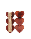 Heart Clip - Rouge Délicat