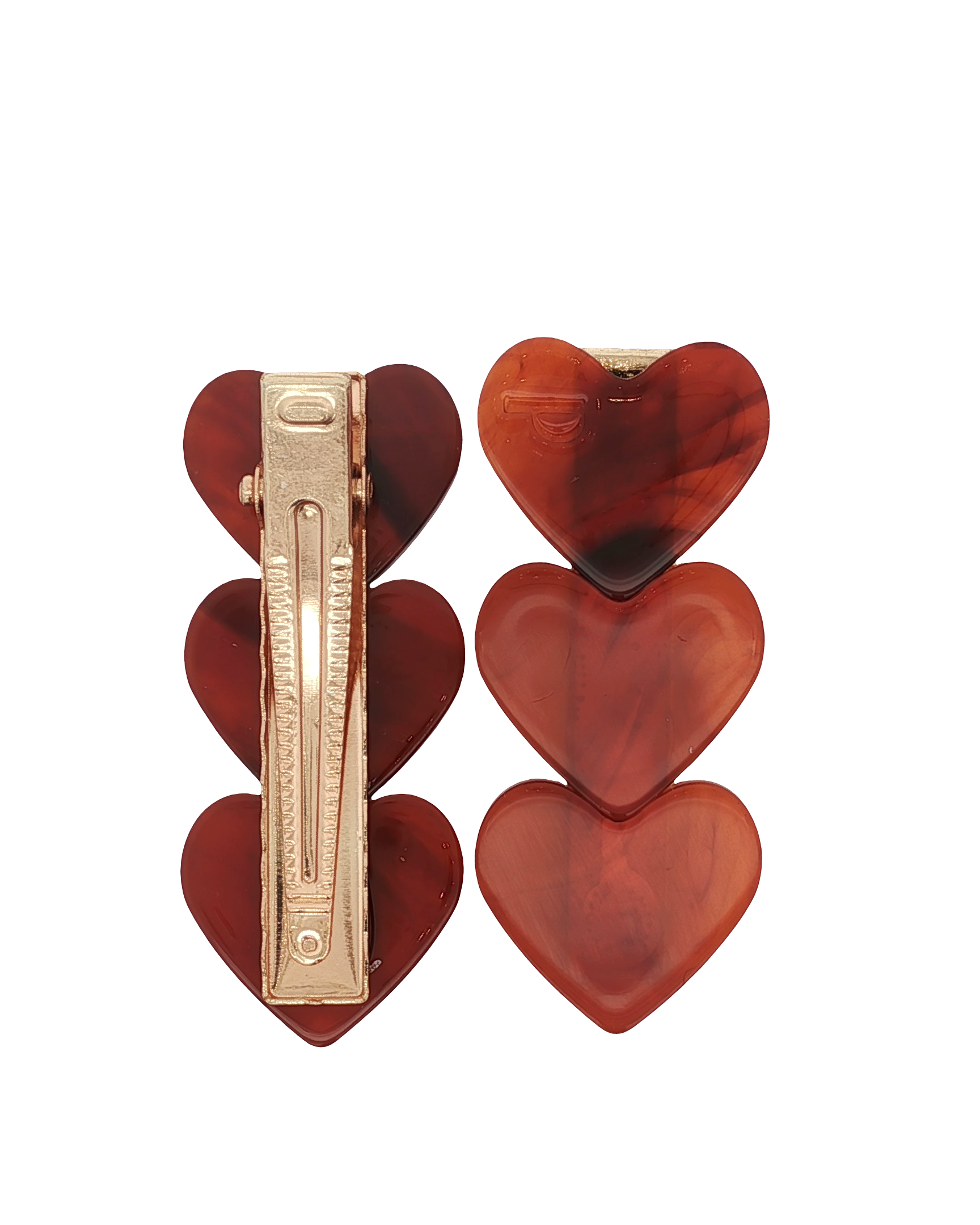 Heart Clip - Rouge Délicat