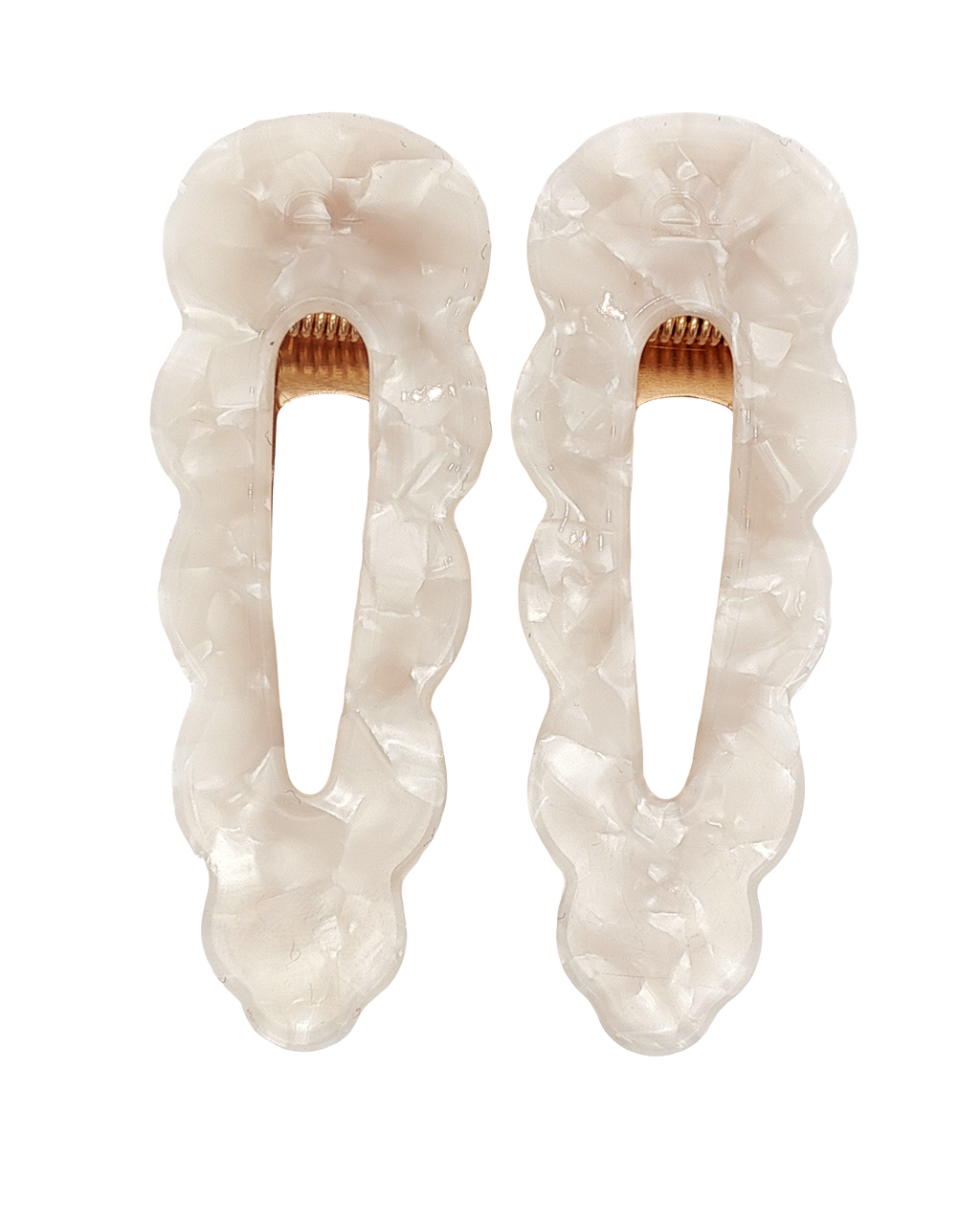 Barrettes Signature - Nacre