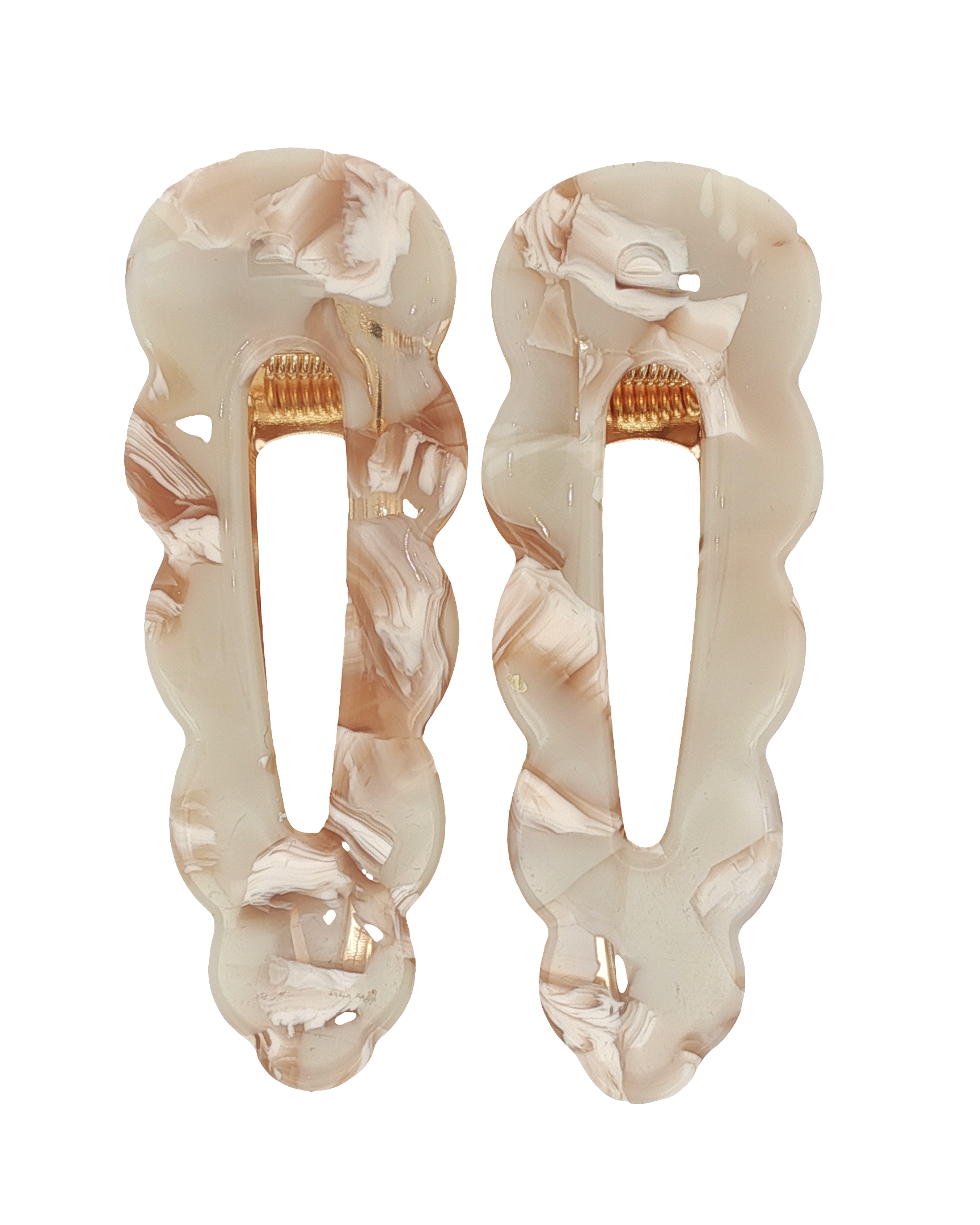 Barrettes Signature - Nougat