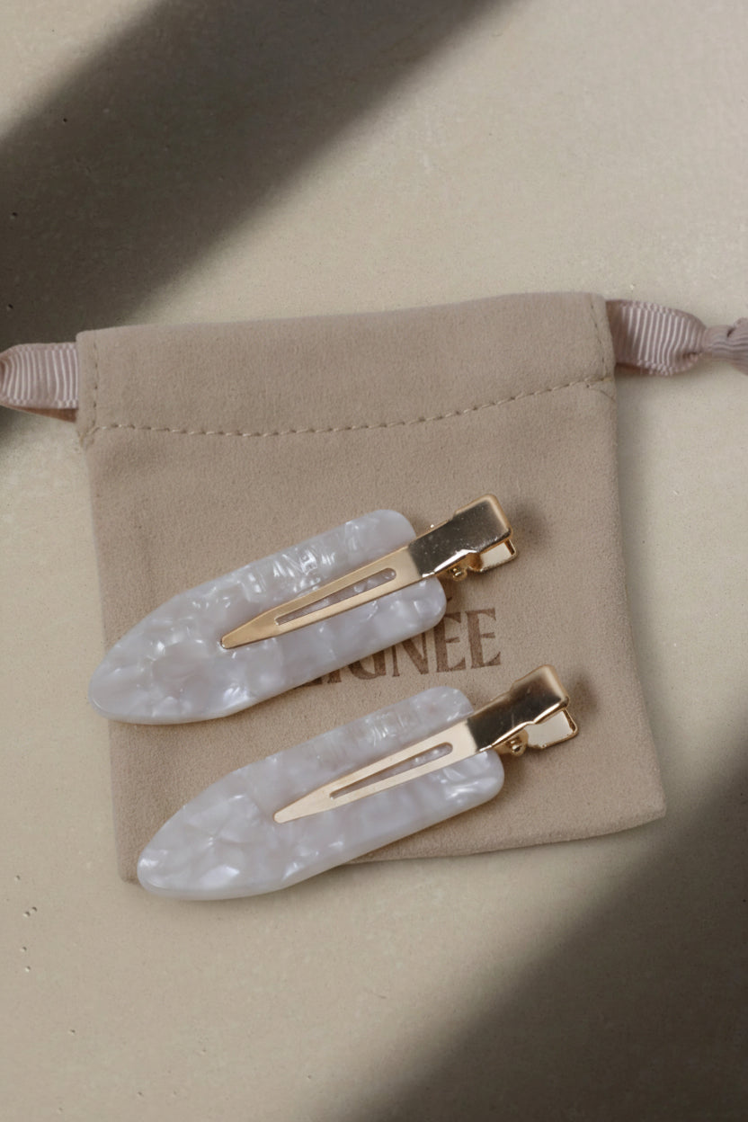 Barrettes - Nacre