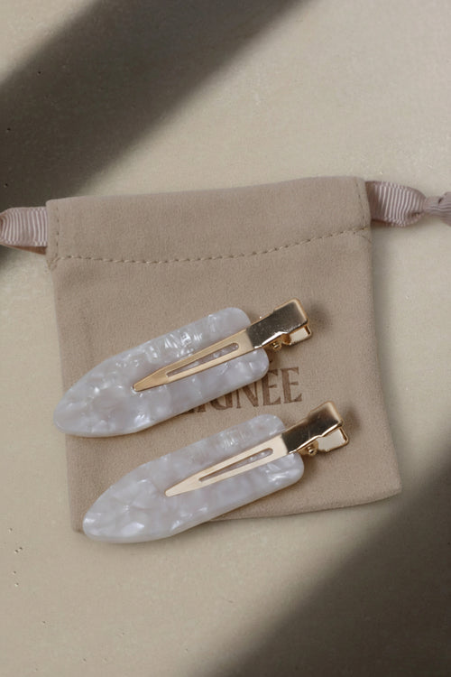 Barrettes - Nacre