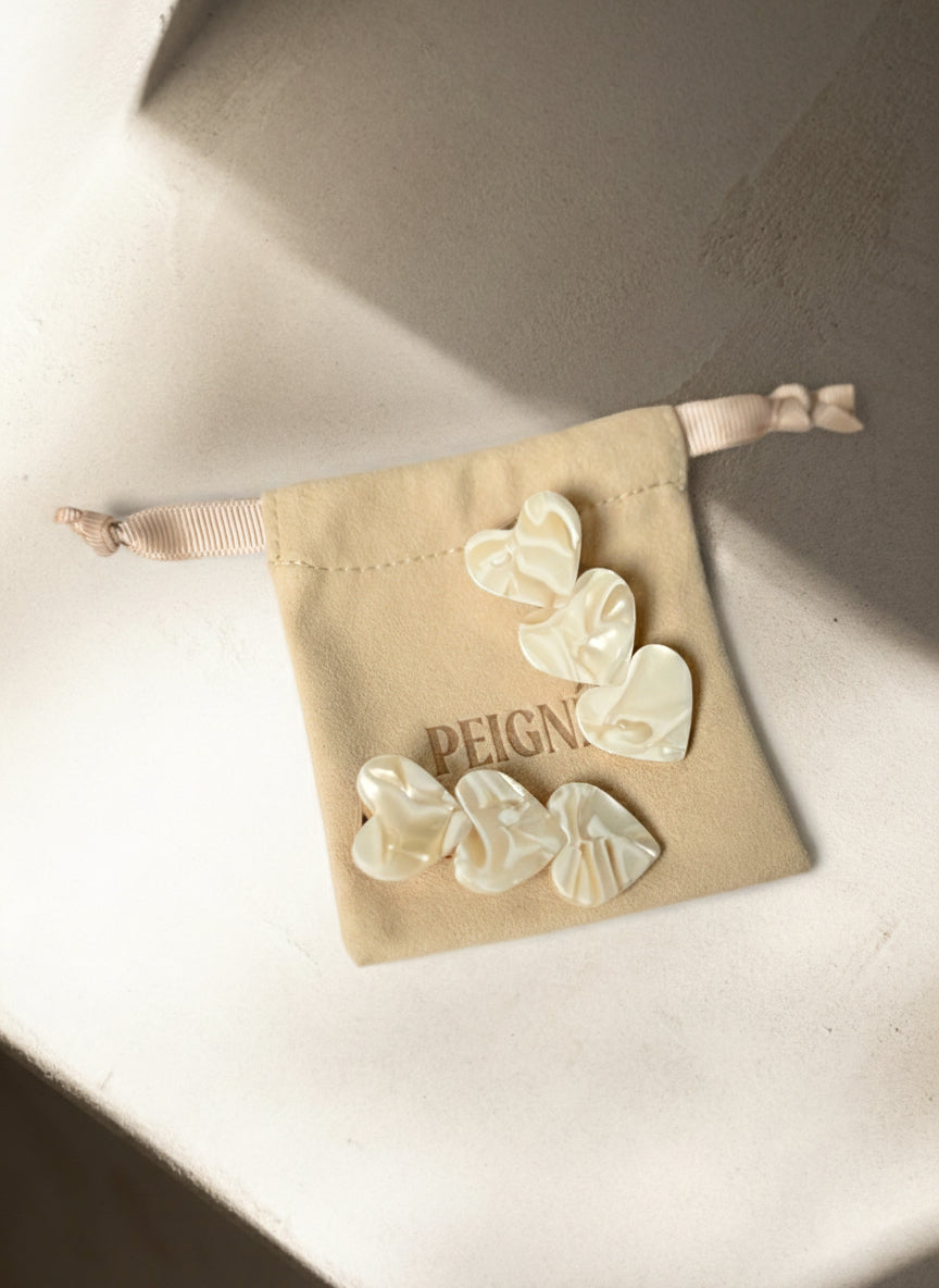 Heart Clip - Popcorn