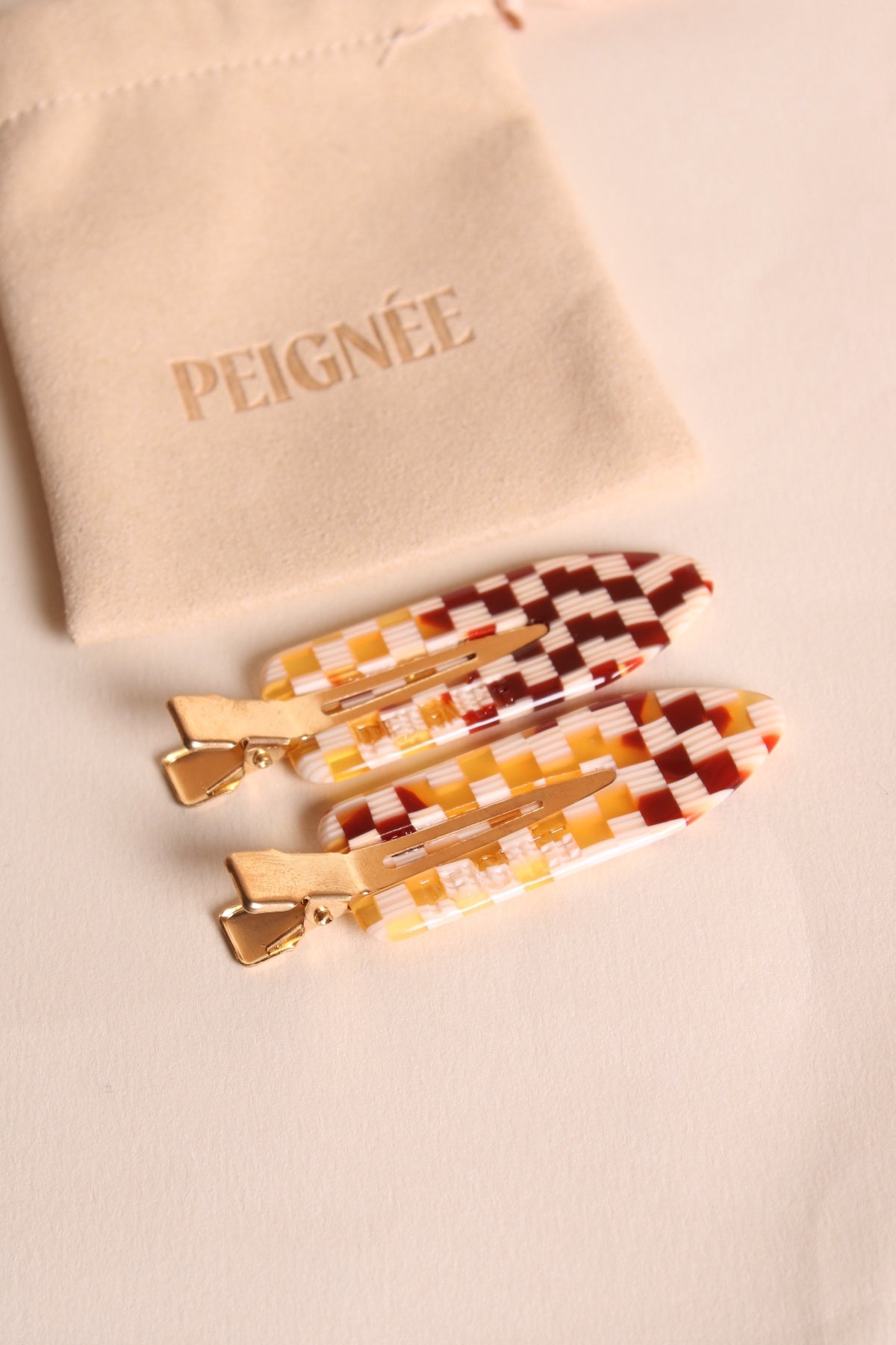 Barrettes - Damier