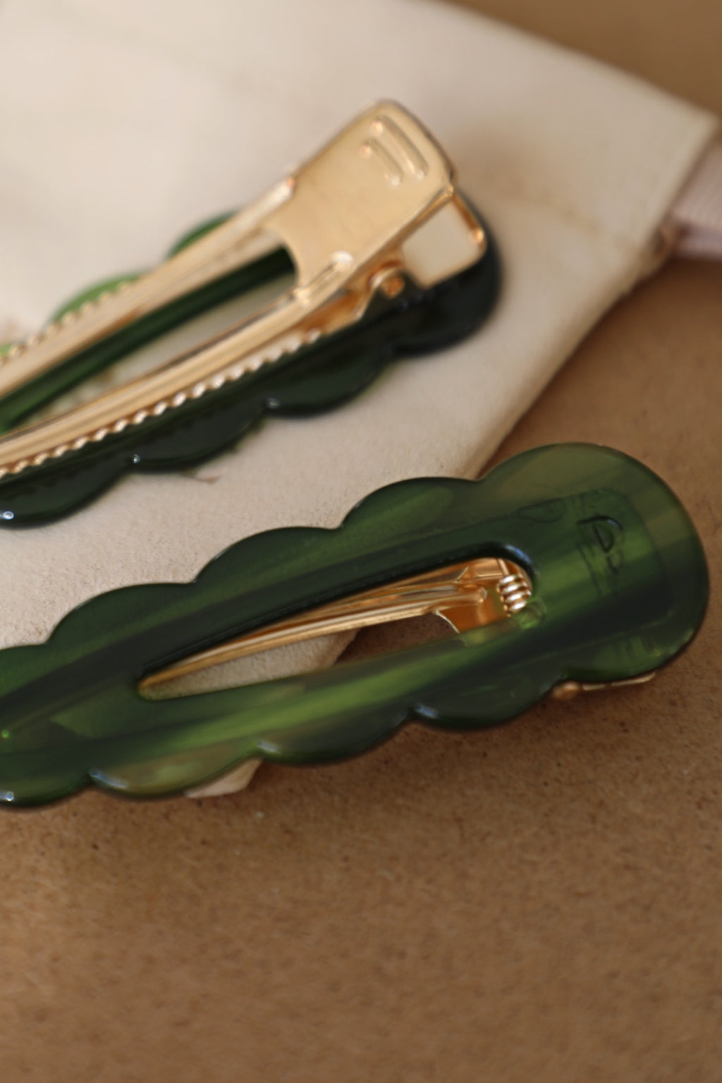 Barrettes Signature - Emeraude