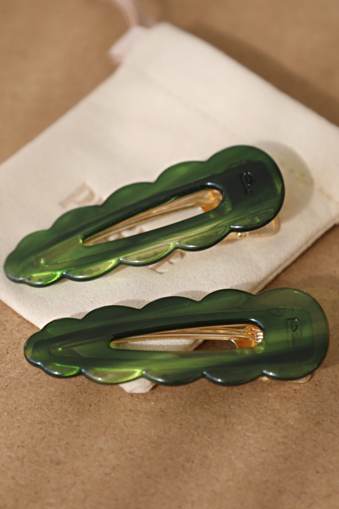 Barrettes Signature - Emeraude