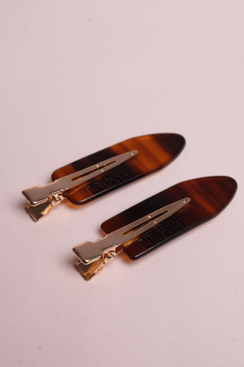 Barrettes - Ebène