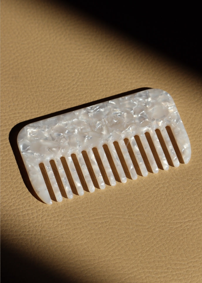 Peigne Voyage - Nacre