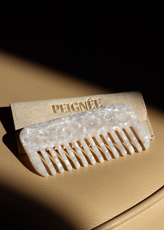 Peigne Voyage - Nacre