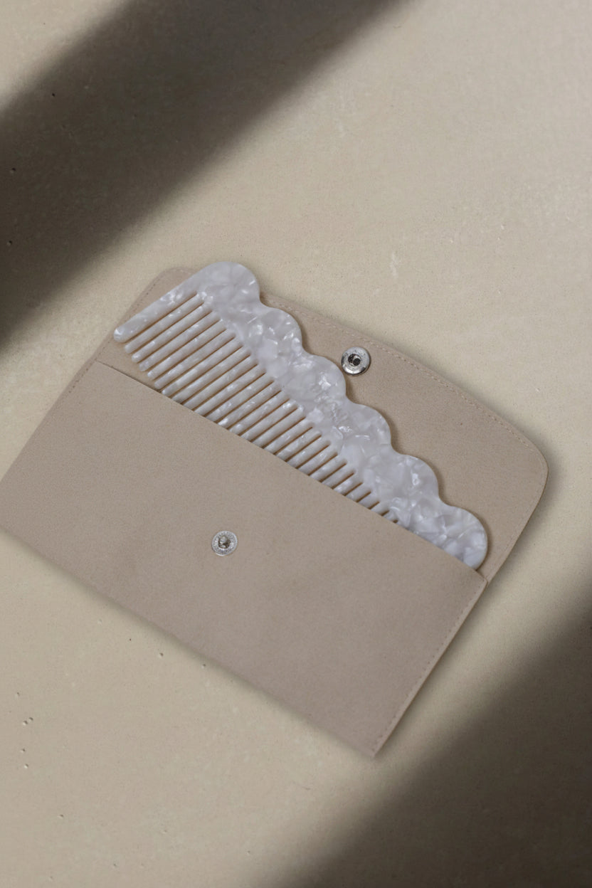 Peigne Signature - Nacre