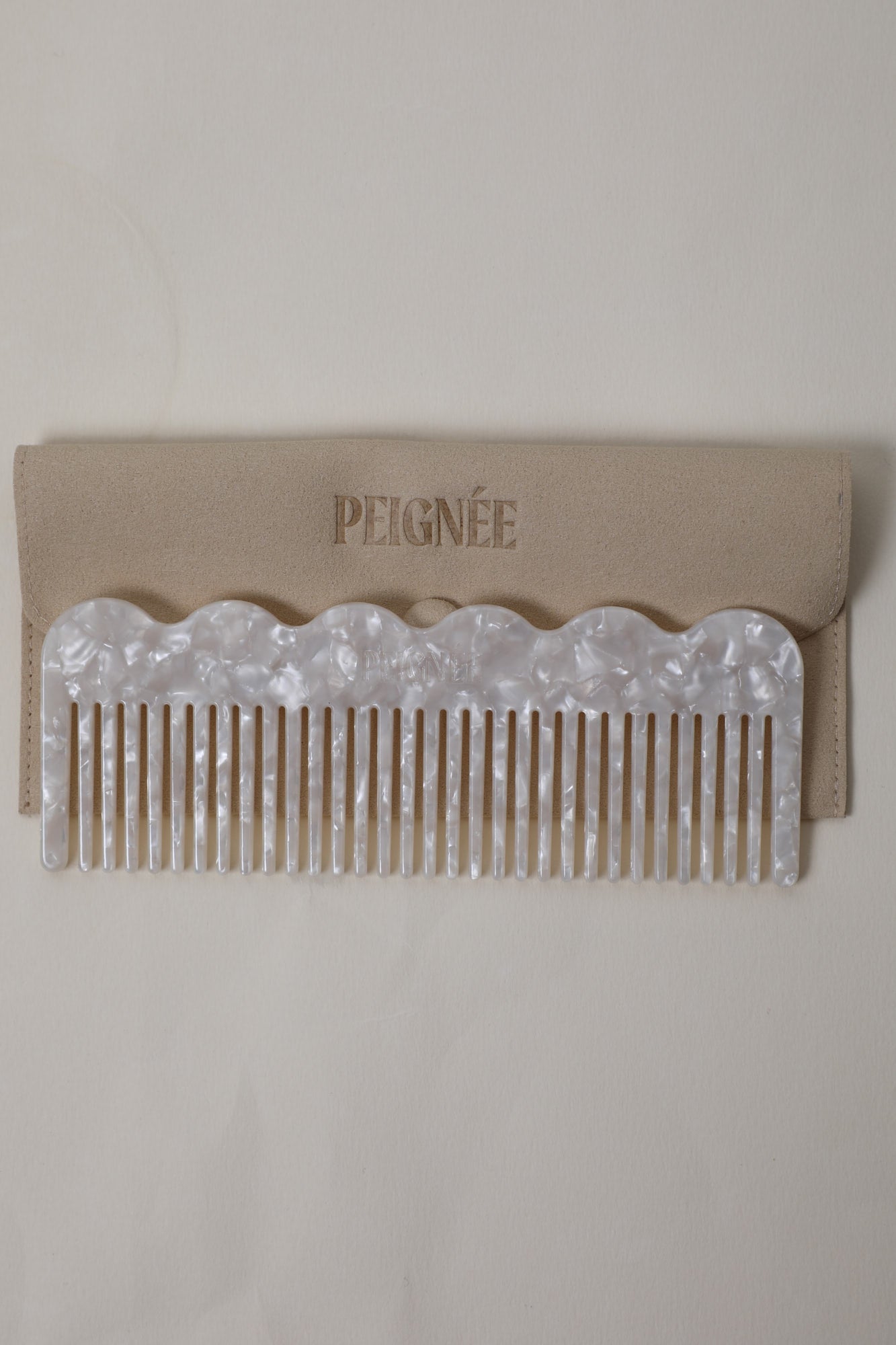 Peigne Signature - Nacre