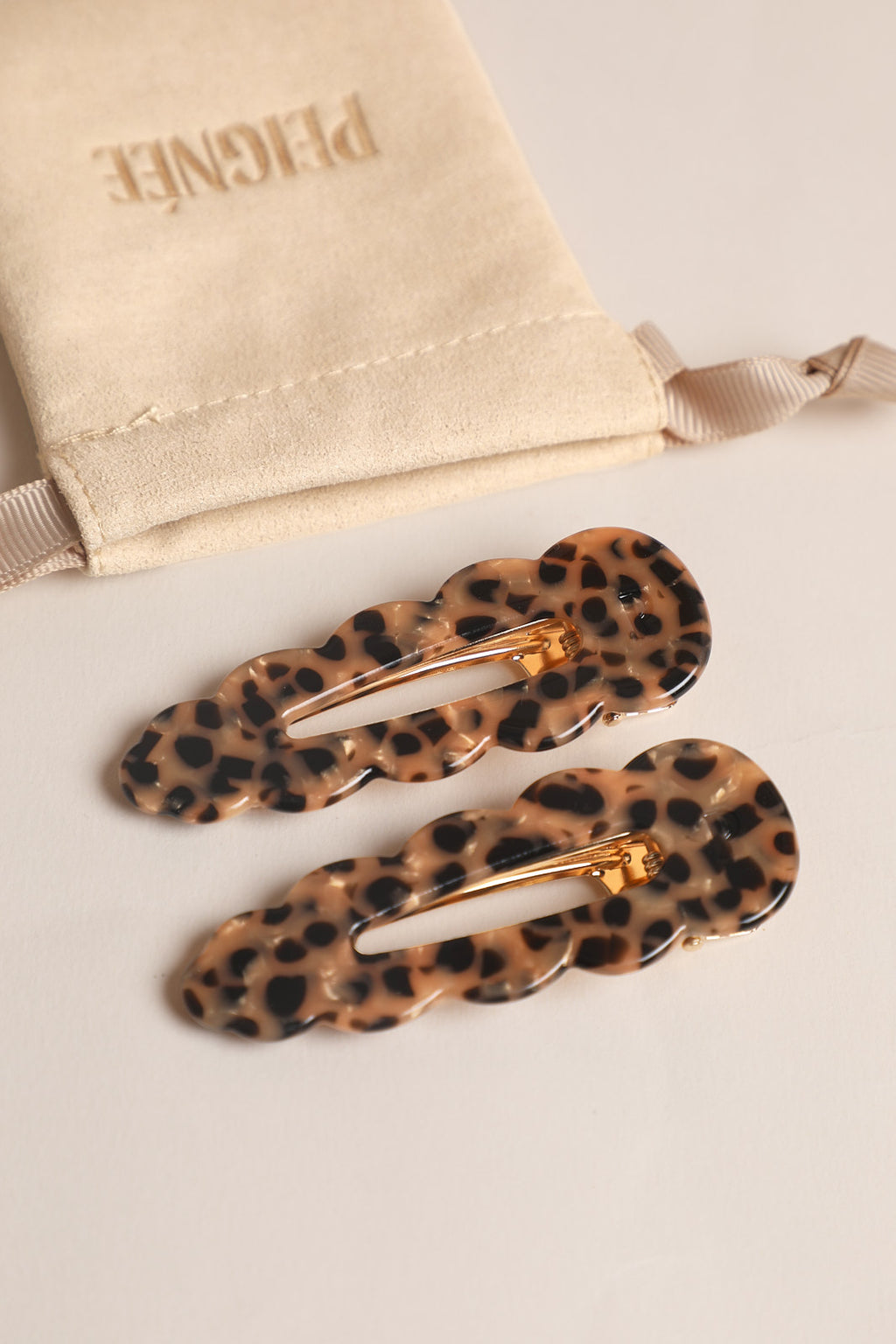 Barrettes Signature - Léopard