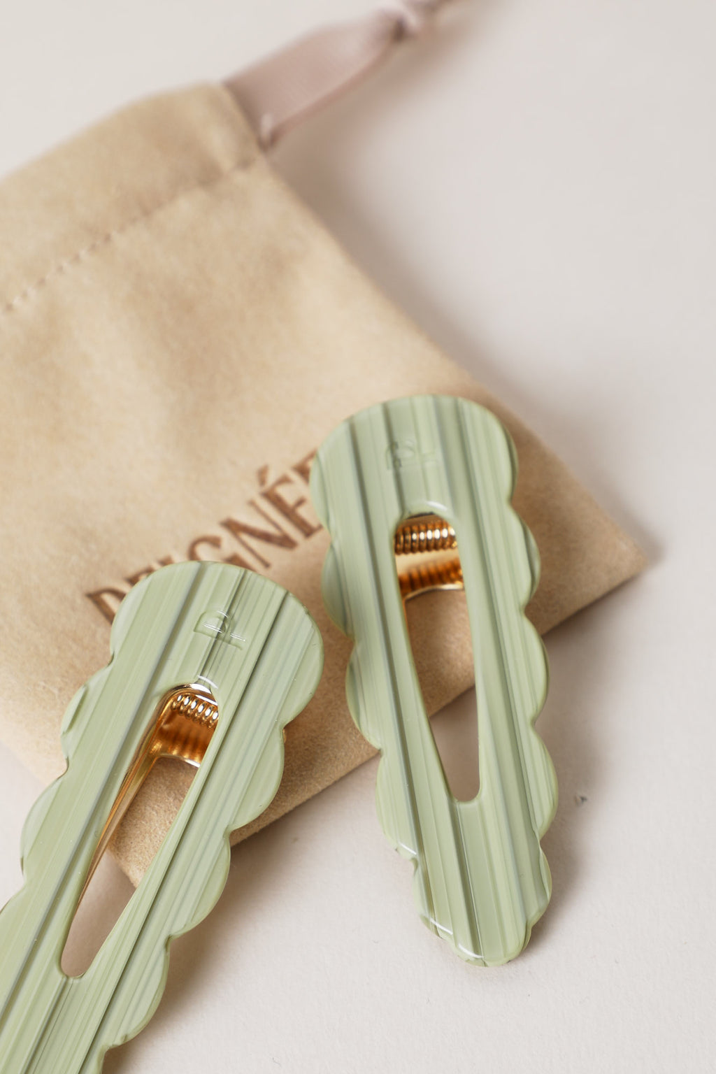 Barrettes Signature - Sauge
